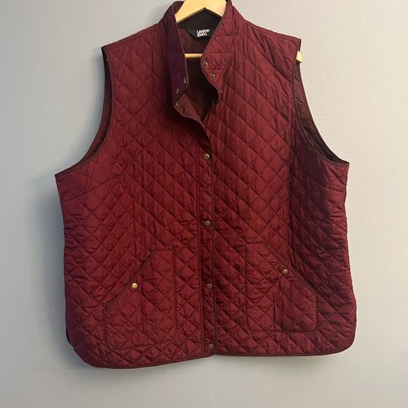 Lands’ End Quilted Vest - Picture 1 of 3